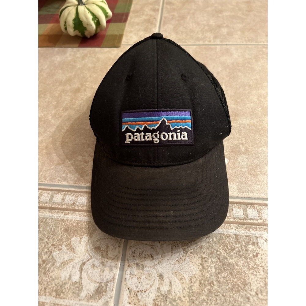 Patagonia Traditional Hat Cap Men's Adjustable Black Strapback Black